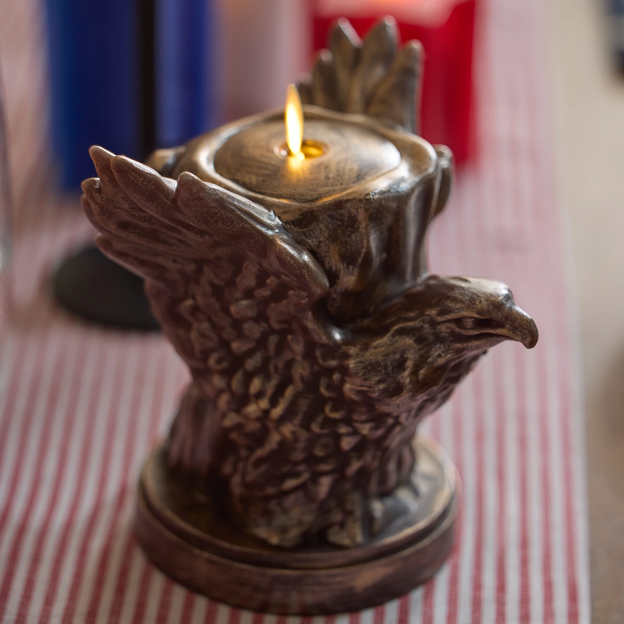 Burnt Umber Flameless Candle American Eagle - Image 2