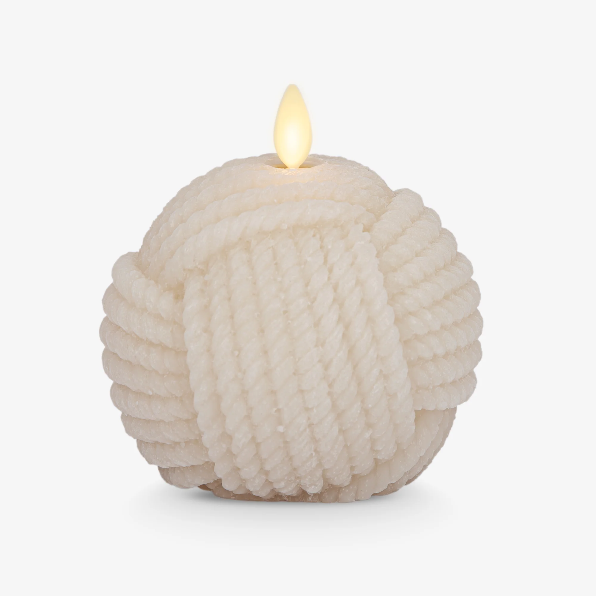 Chalk Flameless Candle Rope Ball - Image 8